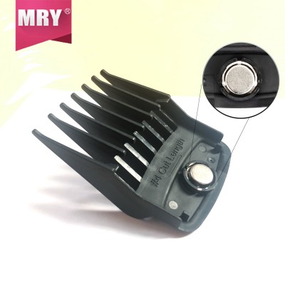 MRY High Quality 4  Magnet Hair Clipper Limit Comb Magnetic Guards Comb Black Hair Clipper Trimmer Limit Comb